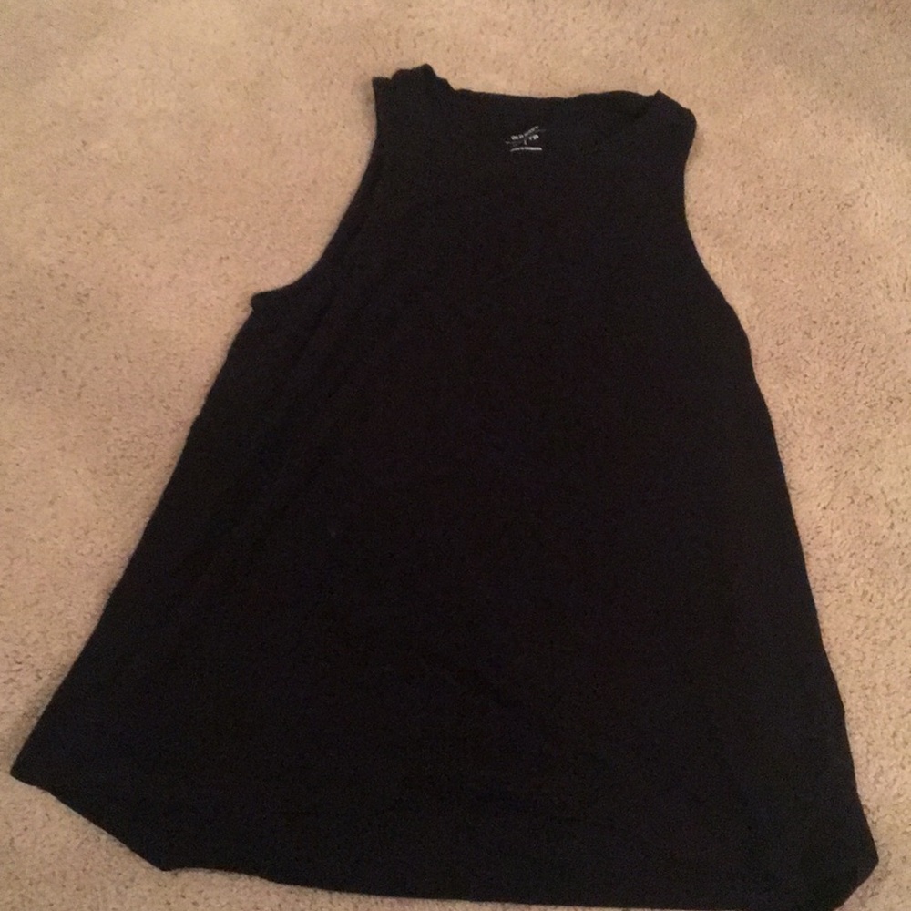 Black tank top